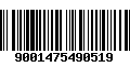 Código de Barras 9001475490519