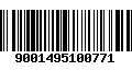 Código de Barras 9001495100771