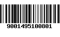 Código de Barras 9001495100801