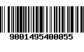 Código de Barras 9001495400055