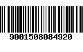 Código de Barras 9001508084920