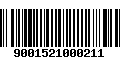 Código de Barras 9001521000211