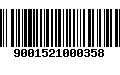 Código de Barras 9001521000358