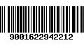 Código de Barras 9001622942212