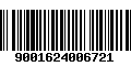 Código de Barras 9001624006721