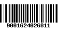 Código de Barras 9001624026811