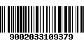 Código de Barras 9002033109379