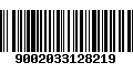 Código de Barras 9002033128219