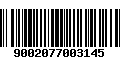 Código de Barras 9002077003145