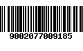 Código de Barras 9002077009185