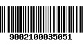 Código de Barras 9002100035051