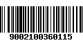 Código de Barras 9002100360115