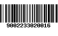 Código de Barras 9002233020016