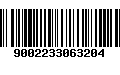 Código de Barras 9002233063204