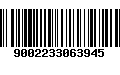 Código de Barras 9002233063945