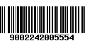 Código de Barras 9002242005554