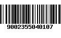 Código de Barras 9002355040107