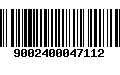 Código de Barras 9002400047112