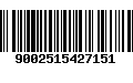 Código de Barras 9002515427151