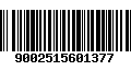 Código de Barras 9002515601377