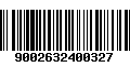 Código de Barras 9002632400327