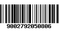 Código de Barras 9002792050806