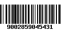 Código de Barras 9002859045431