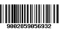 Código de Barras 9002859056932