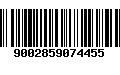 Código de Barras 9002859074455