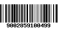 Código de Barras 9002859100499