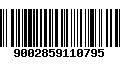 Código de Barras 9002859110795