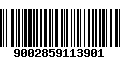 Código de Barras 9002859113901