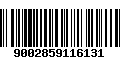 Código de Barras 9002859116131