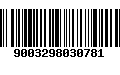 Código de Barras 9003298030781