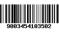 Código de Barras 9003454103502