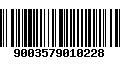 Código de Barras 9003579010228