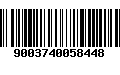 Código de Barras 9003740058448