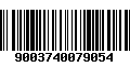 Código de Barras 9003740079054