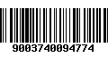 Código de Barras 9003740094774