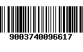 Código de Barras 9003740096617