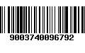 Código de Barras 9003740096792