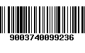 Código de Barras 9003740099236