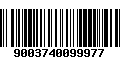 Código de Barras 9003740099977