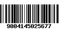 Código de Barras 9004145025677