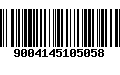 Código de Barras 9004145105058