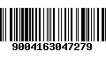 Código de Barras 9004163047279