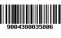 Código de Barras 9004380035806