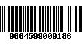 Código de Barras 9004599009186