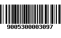 Código de Barras 9005300003097