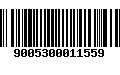 Código de Barras 9005300011559